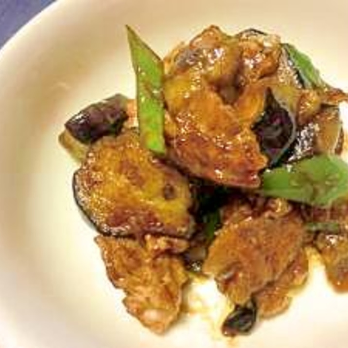 ご飯がすすむ~!豚肉と茄子の味噌炒め